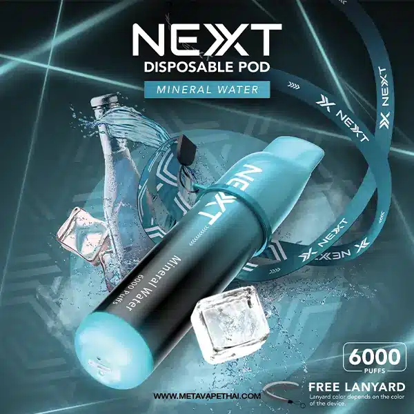 next disposable 6000 puffs pod mineral water