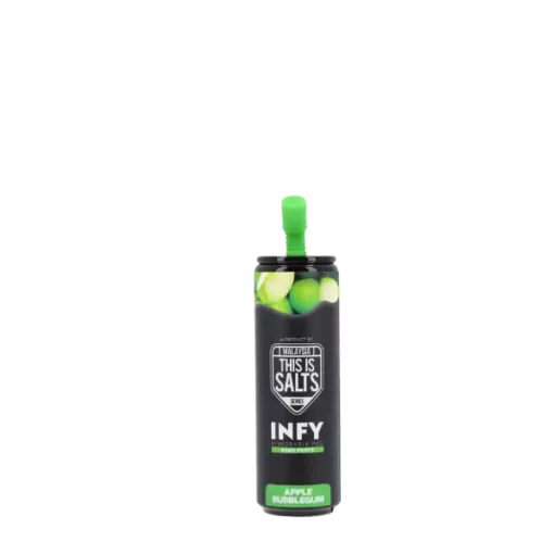INFY 6000 Puff กลิ่น Apple Bubblegum แอปเปิ้ลหอมเคี้ยวสนุก กลิ่นหมากฝรั่งหวานสดใส