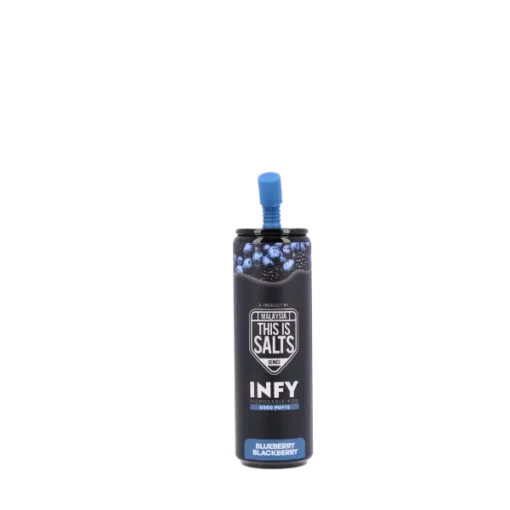 INFY 6000 Puff กลิ่น Blueberry Blackberry ดับเบิลเบอร์รี่ หอมเข้มเปรี้ยวอมหวาน