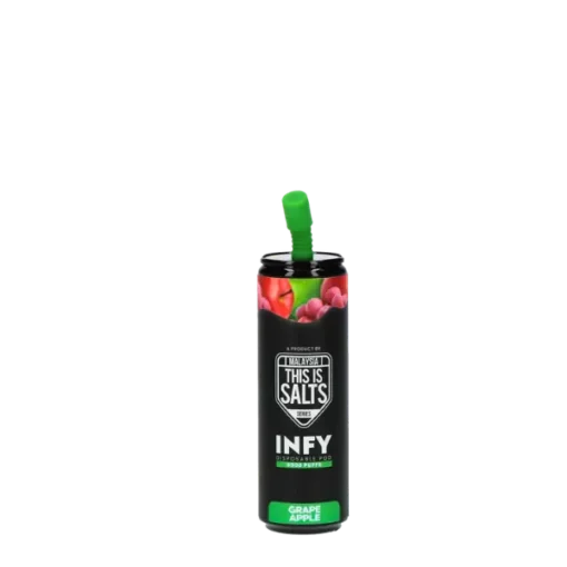 INFY 6000 Puff กลิ่น Grape Apple องุ่นกับแอปเปิ้ล หอมสดใสลงตัว