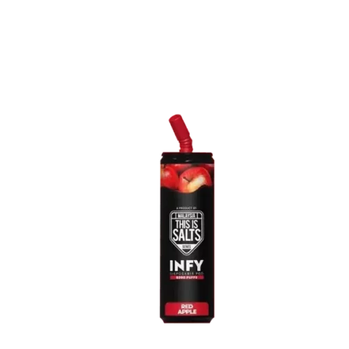 INFY 6000 Puff กลิ่น Red Apple แอปเปิ้ลแดงหอมสด รสชาติละมุนแบบพรีเมียม