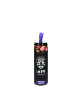 INFY 6000 Puff กลิ่น Sakura Grape องุ่นผสานกลิ่นซากุระ หอมหวานละมุนใจ
