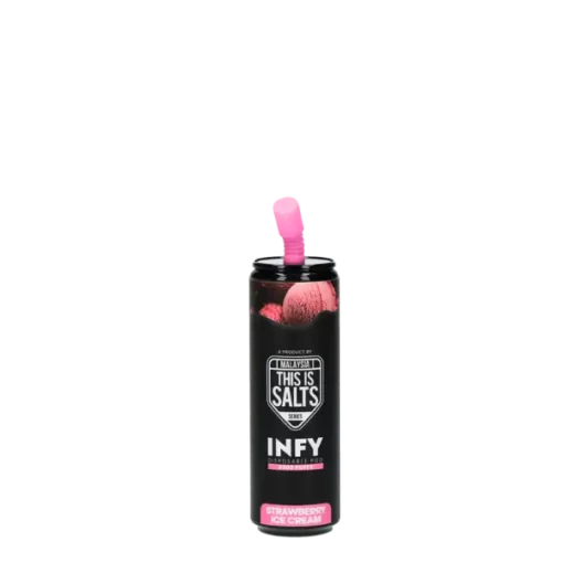 INFY 6000 Puff กลิ่น Strawberry Ice Cream ไอศกรีมสตรอว์เบอร์รี่หอมหวาน เย็นละมุนลิ้น