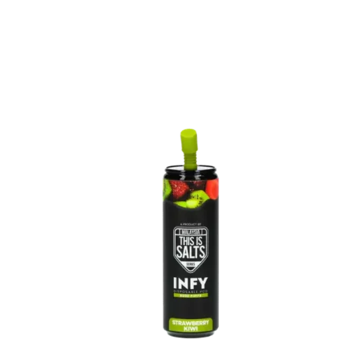 INFY 6000 Puff กลิ่น Strawberry Kiwi กลิ่นเปรี้ยวอมหวานจากสตรอว์เบอร์รี่ผสานกีวี่สดชื่น