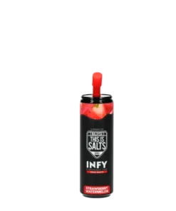 INFY 6000 Puff กลิ่น Strawberry Watermelon หวานสดจากแตงโมและสตรอว์เบอร์รี่ ผสานลงตัว