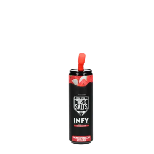 INFY 6000 Puff กลิ่น Watermelon Lychee แตงโมฉ่ำ ผสานลิ้นจี่หอมหวาน เย็นสดชื่น