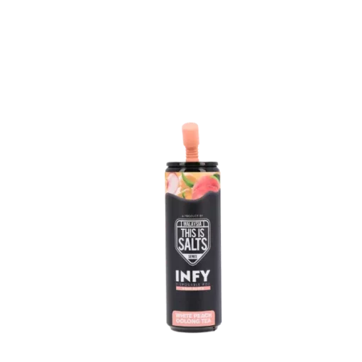 INFY 6000 Puff กลิ่น White Peach Oolong Tea ชาขาวอู่หลงพีช กลิ่นหอมละมุนสไตล์พรีเมียม