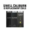 คอยล์บุหรี่ไฟฟ้า uwell caliburn g replacement coils