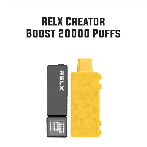 พอตใช้แล้วทิ้ง relx creator boost 20000 puffs ตัวใหม่